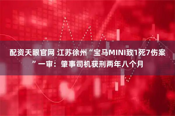 配资天眼官网 江苏徐州“宝马MINI致1死7伤案”一审：肇事司机获刑两年八个月